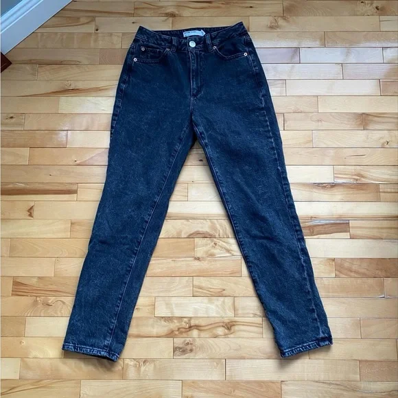 Garage black mom jeans, size 0 - Picture 4 of 7